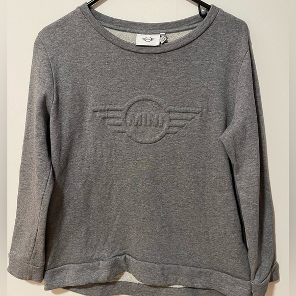 Mini Cooper Gray Crewneck Sweatshirt Women’s S - Picture 2 of 8